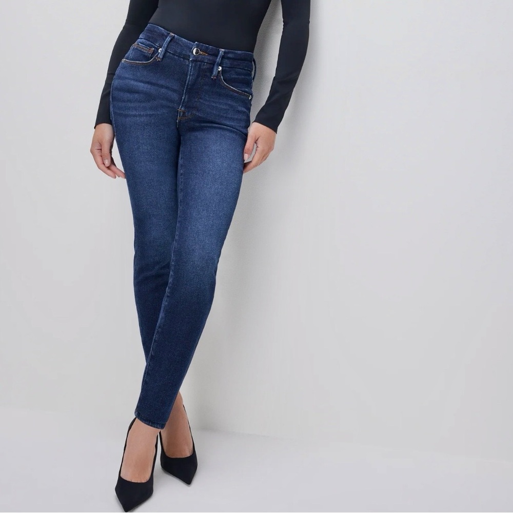 Good American Dark Blue Skinny Jeans